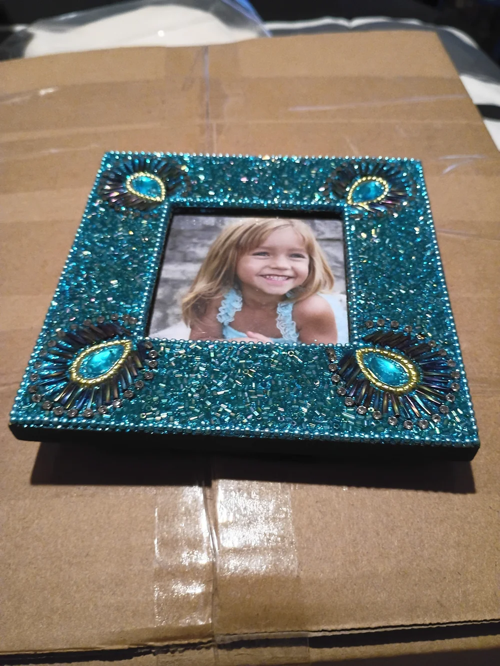 Bombay turquoise beaded